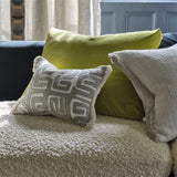 Designers Guild Tokusa Sepia Linen/cotton Cushion at Fig Linens and Home - 10