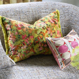 Designers Guild Kushime Fuchsia Cotton Cushion at Fig Linens and Home - 13