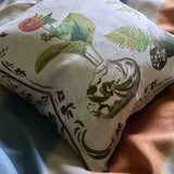 Designers Guild Kawana Linen Sepia Cushion at Fig Linens and Home - 4