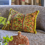 Designers Guild Sanzai Persimmon Velvet Cushion at Fig Linens and Home - 10