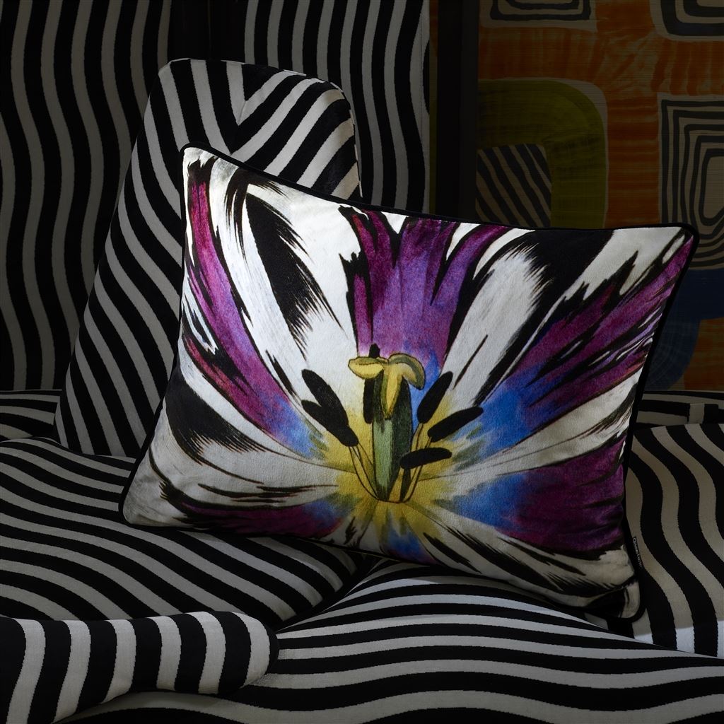 Christian Lacroix Eclosion Agate Cushion at Fig Linens and Home - 14