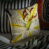 Christian Lacroix Flowered Craie Cushion at Fig Linens and Home - 9