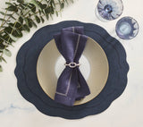 Tailored Placemat in Navy Set of 4 by Kim Seybert