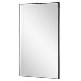 Fig LInens - Mirror Image Home Black Nickel Wall Mirror - Side