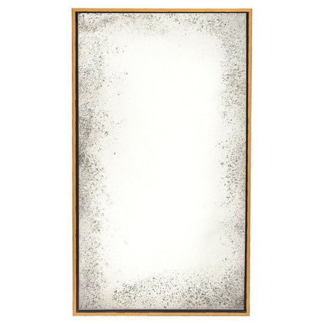 Mirror Image Home - Rustic Gold Leaf Antiqued Floated Mirror | Fig Linens