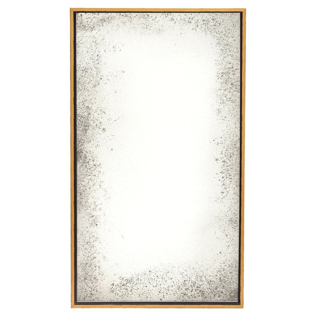 Mirror Image Home - Rustic Gold Leaf Antiqued Floated Mirror | Fig Linens