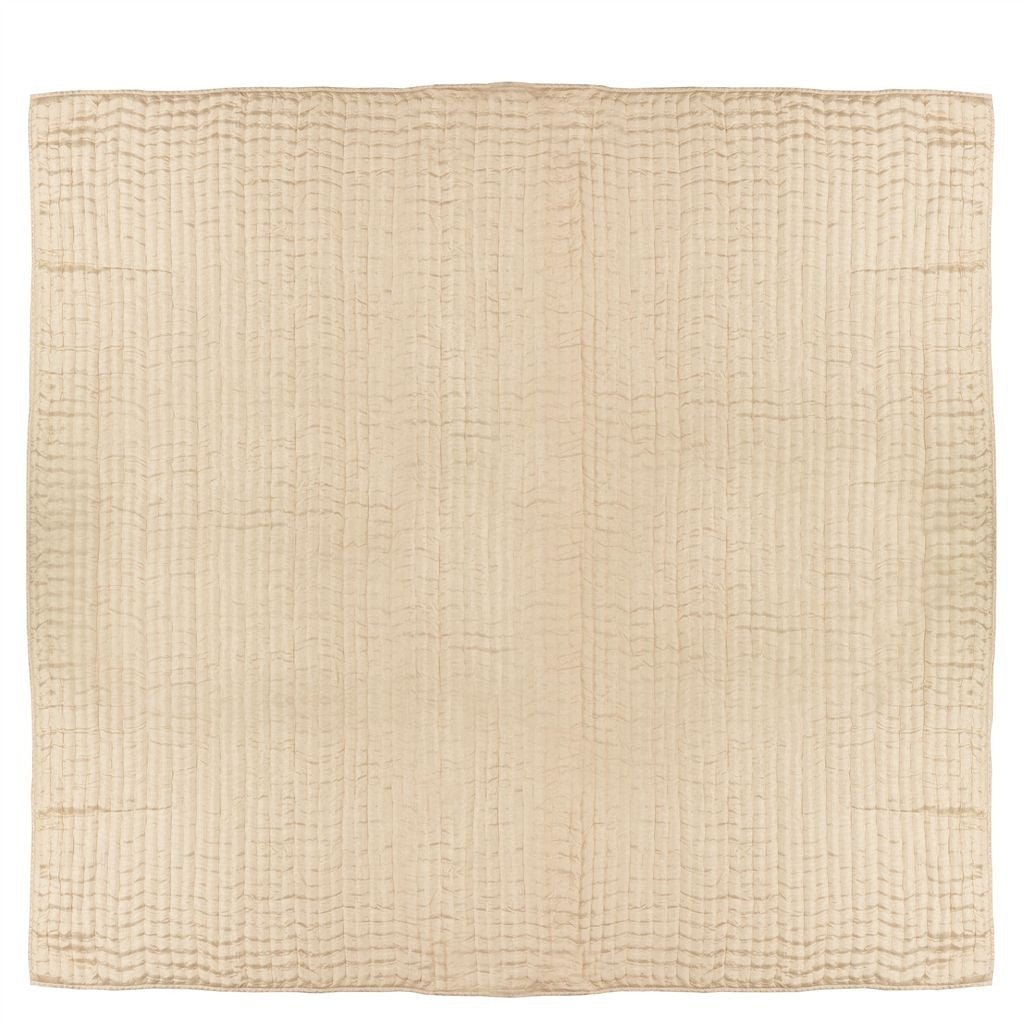 Designers Guild Chenevard Natural & Chalk Quilt & Shams