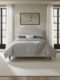 Thumbnail for Bione Slate King Duvet Cover 106X92 | Sferra at Fig Linens and Home