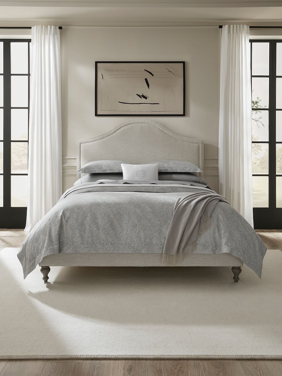 Bione Slate Duvet Cover | Sferra at Fig Linens and Home