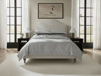 Thumbnail for Bione Slate Continental Sham 26X26 | Sferra at Fig Linens and Home