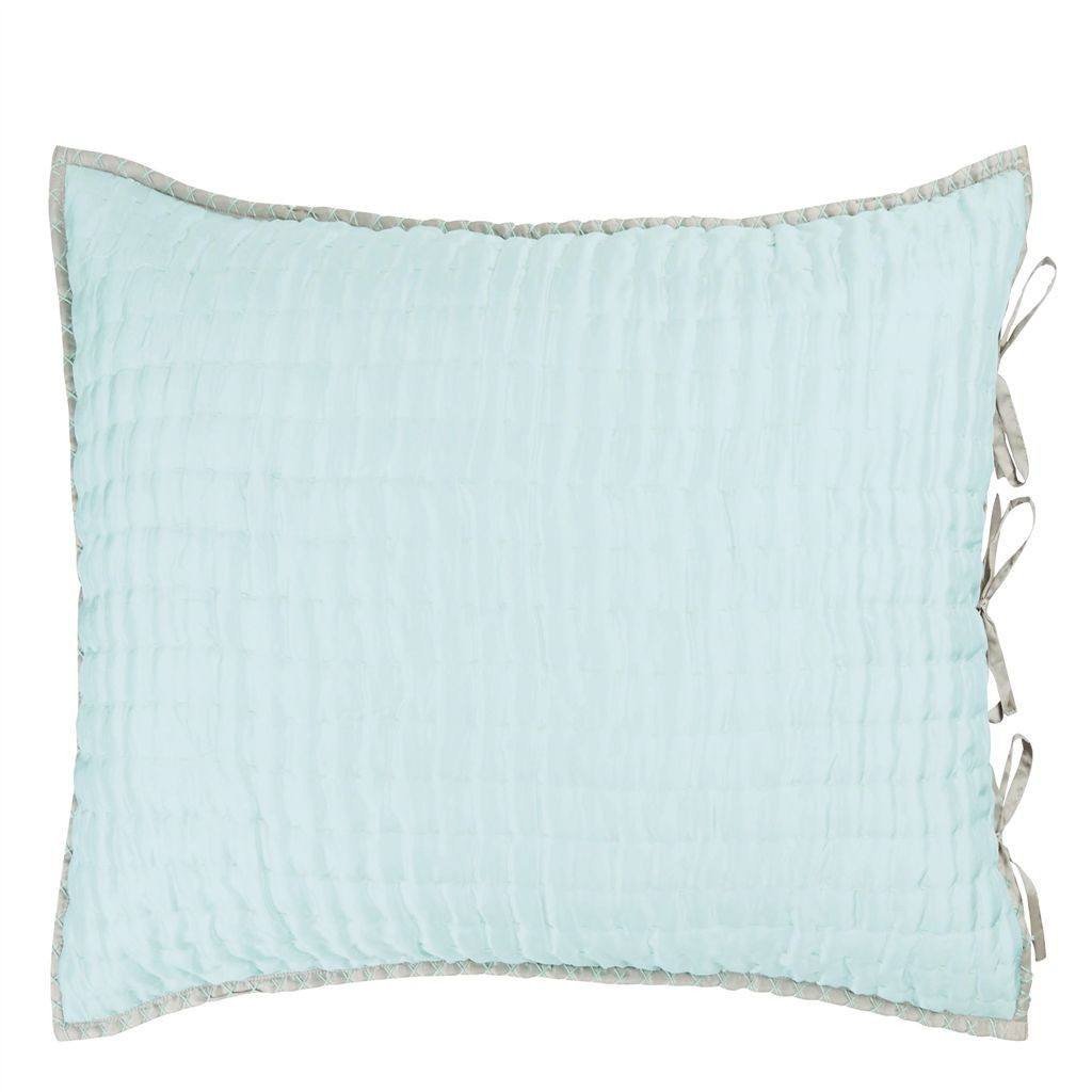 Designers Guild Chenevard Pebble & Duck Egg Quilt & Shams