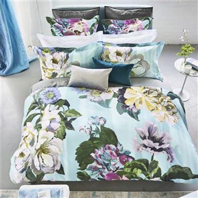 Delft Flower Sky Duvets & Shams - Designers Guild - Shop Fig Linens