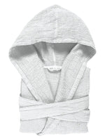 Abyss Bathrobe - Bees Lightweight Robe 992 Platinum at Fig Linens and Home