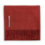 Alicia Adams Alpaca Throw in Rust Solid | Fringed Alpaca Blankets at Fig Linens and Home