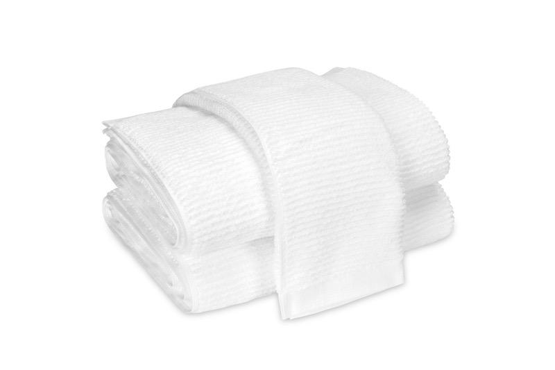 Matouk Aman Bath Towels in White | Fig Linens