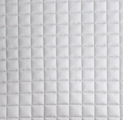 Swatch of quilted fabric - Ready-to-Bed 2.0 Quilted Coverlet Silver | Ann Gish Quilts