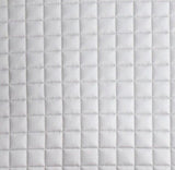 Swatch of quilted fabric - Ready-to-Bed 2.0 Quilted Coverlet Silver | Ann Gish Quilts