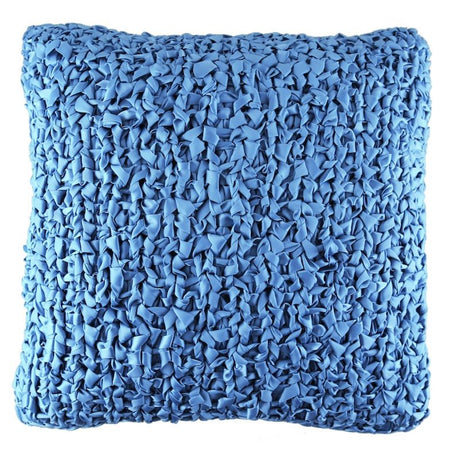  Blue Ribbon Knit Square Pillows by Ann Gish - Fig Linens and Home