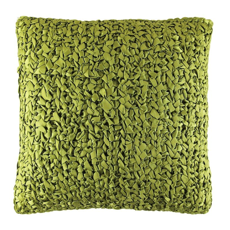 Moss Ribbon Knit Square Pillows by Ann Gish - Fig Linens and Home