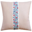 Ashoka Tape Rose & Sky - Throw Pillow by Ryan Studio