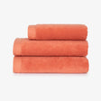 Yves Delorme Iconic Abricot Towels | Kenzo Terry Towels stack at Fig Linens and Home