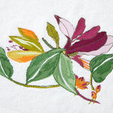 Detail of Embroidery on Bath Sheet - Yves Delorme Parfum Terrycloth Bath Towels