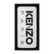 Front K Label Black Beach Towel by Kenzo Paris - Yves Delorme Pool at Fig Linens and Home