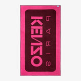 Back K Label Bordeaux Beach Towel by Kenzo Paris | Yves Delorme at Fig Linens and Home