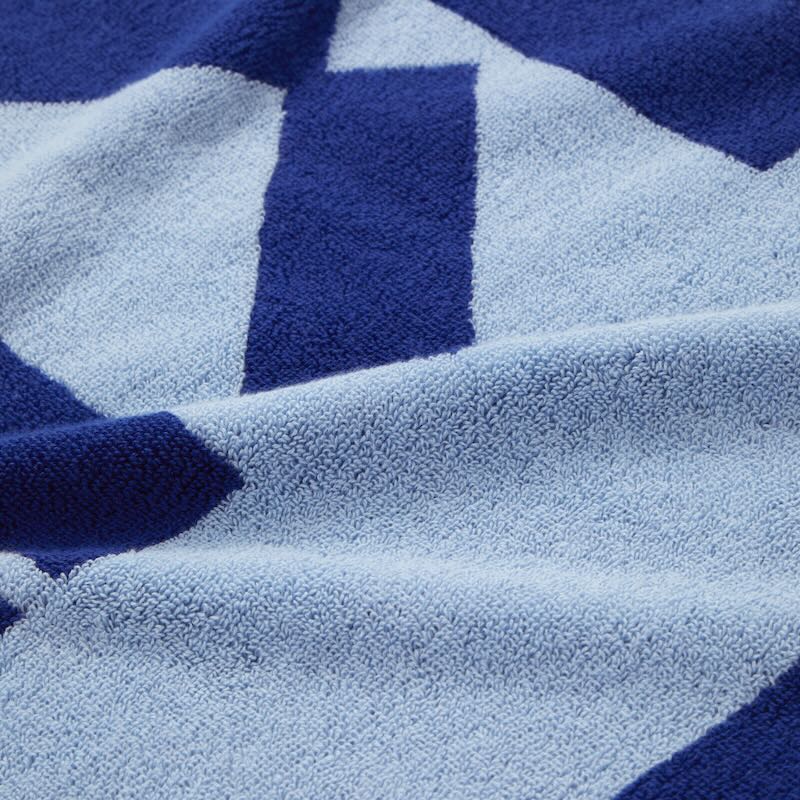 Detail 2 K Label Outremer Beach Towel by Kenzo Paris - Yves Delorme at Fig Linens and Home