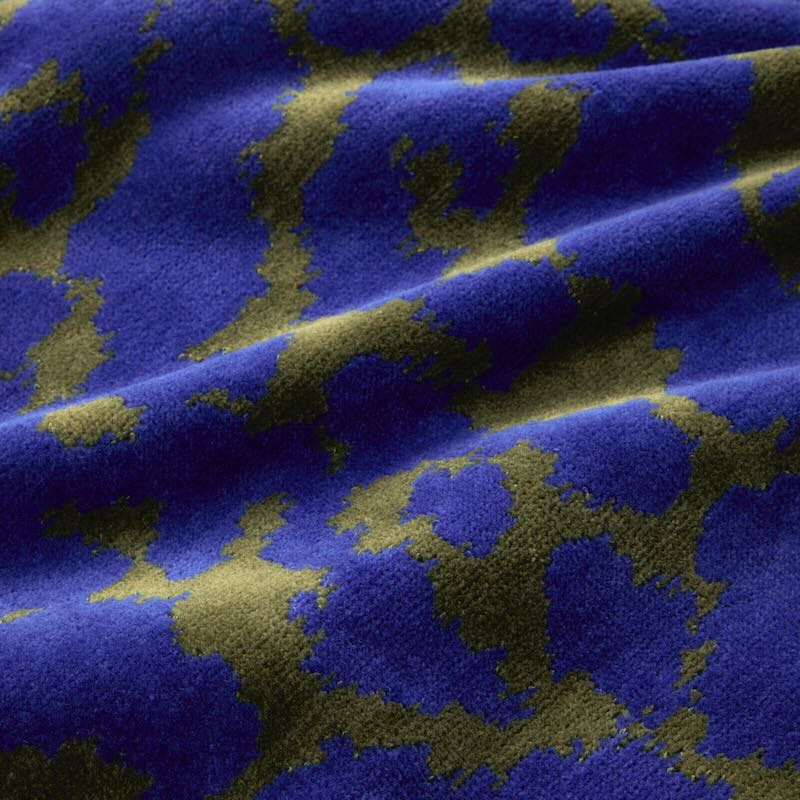 Detail Jaguar Indigo Beach Towel by Yves Delorme at Fig Linens and Home