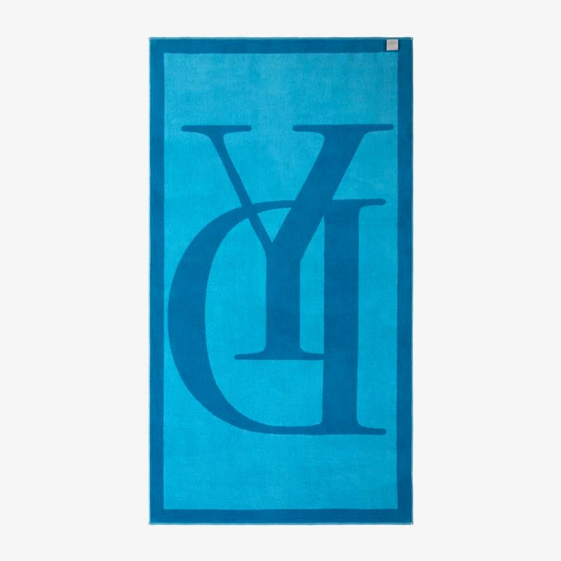 Back Griffe Jacuzzi Beach Towel by Yves Delorme at Fig Linens and Home