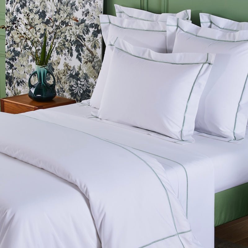 Yves Delorme Organic Bedding - Athena Veronese Duvet Covers, Sheets, Shams