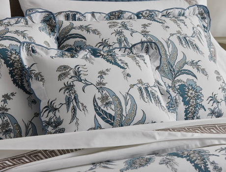 Pillows Detail - Apolline Mediterranean Bedding by Matouk Schumacher at Fig Linens and Home