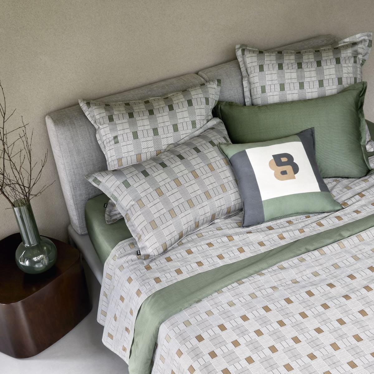 Hugo Boss Manifesto Bedding by Yves Delorme