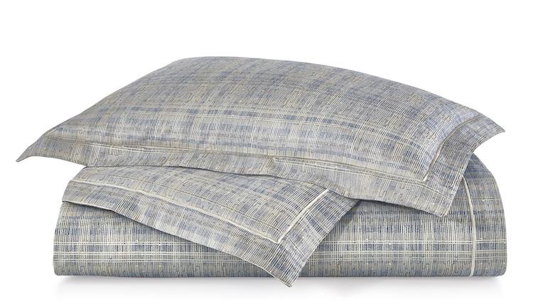 Biagio Blue Duvet & Sham | Peacock Alley at Fig Linens