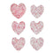 Sweetheart Coaster in Pink & Red, Set of 6 in a Caddy by Kim Seybert at Fig Linens and Home