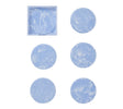 Cloud Coasters in Periwinkle, Set of 6 in a Caddy by Kim Seybert at Fig Linens and Home