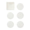 Reed Coasters in White, Set of 6 in a Caddy by Kim Seybert at Fig Linens and Home