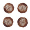 Cedar Coaster in Brown, Set of 4 in a Gift Box by Kim Seybert at Fig Linens and Home