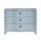 Cora Light Blue Chest - Worlds Away Dresser Front View