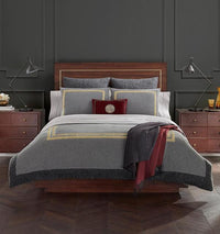 Thumbnail for Cadetto Grey Bedding by Sferra - Limited Edition | Fig Linens 