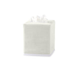 Matouk Tissue Cover - Chelsea Ivory Tissue Box Cover at Fig Linens and Home