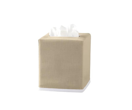 Matouk Tissue Cover - Chelsea Oat Tissue Box Cover at Fig Linens and Home