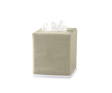 Matouk Tissue Cover - Chelsea Oatmeal Tissue Box Cover at Fig Linens and Home