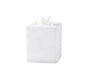 Matouk Tissue Cover - Chelsea White Tissue Box Cover at Fig Linens and Home