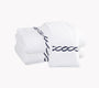 Matouk Classic Chain Navy Towels - Fig Linens