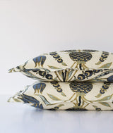 Cornelia Aqua/Blue Shams by Legacy Home | Fig Linens and Home - Thibaut Fabric