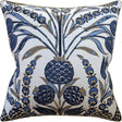 Cornelia Navy Pillow Ryan Studio - Ryan Studio made from Thibaut Fabric