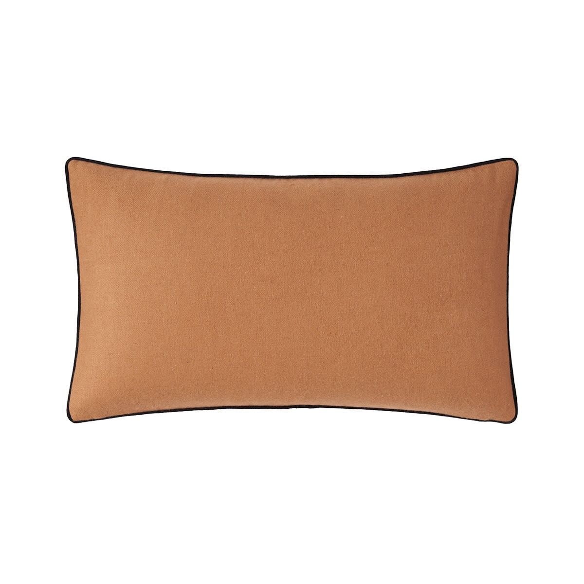 Hugo Boss Double B Rosewood Decorative Pillow by Yves Delorme