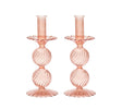 Bella Candlestick in Blush, Set of 2 by Kim Seybert at Fig Linens and Home